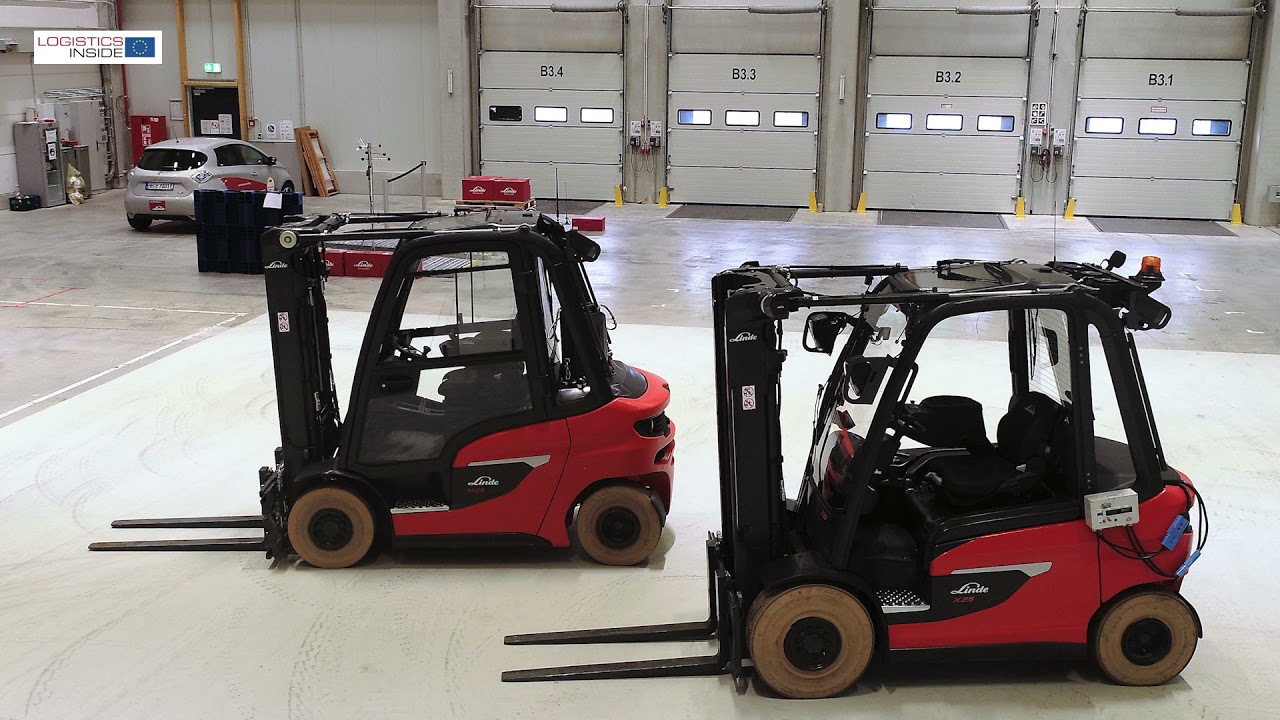 Test Linde H25 vs X25: diesel vs electric