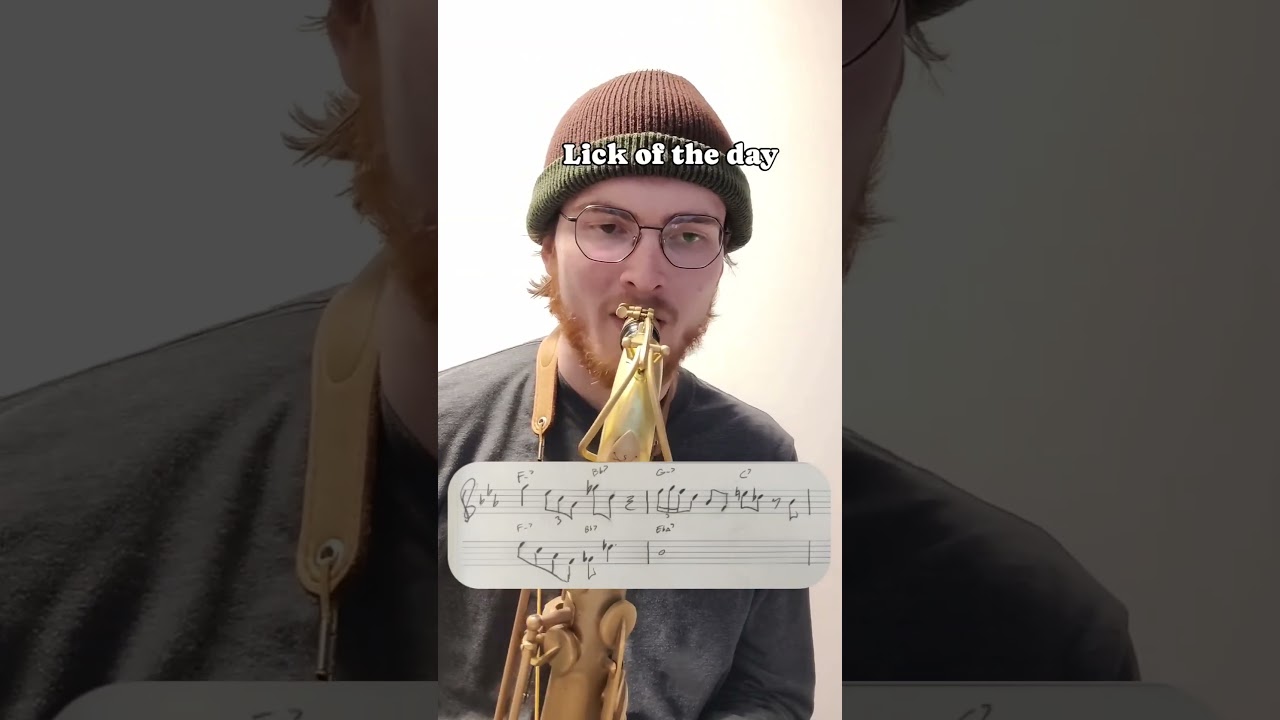 2 - 5 - 1 LICK #lickoftheday #saxophone #jazz #251