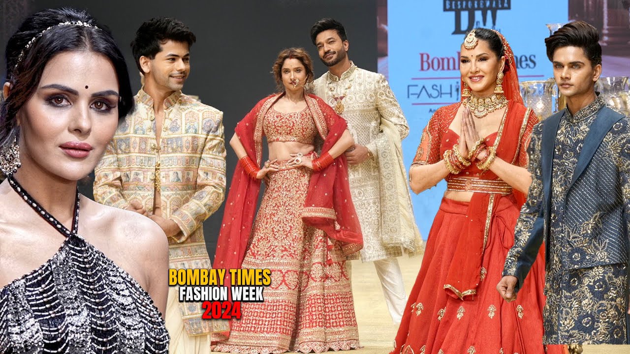 Ankita Lokhande,Sunny ,Priyanka Chahar, Siddharth Walking The Ramp At Bombay Times Fashion Week 2024