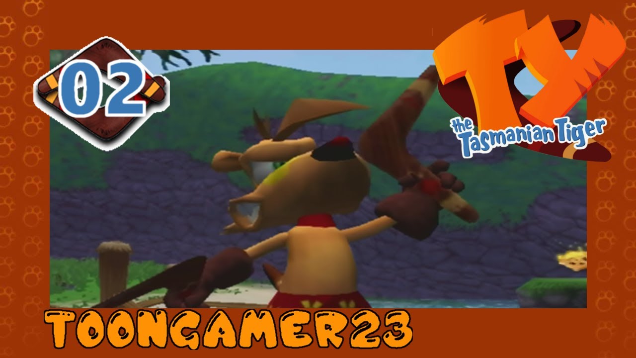 Let's Play Ty The Tasmanian Tiger (GC) Part 2 - The Rang in the Stone