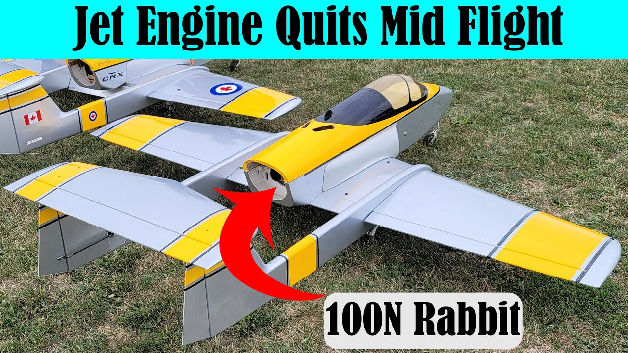 What Happens when a $6500 RC Jet's Turbine Engine Quits Mid Flight?