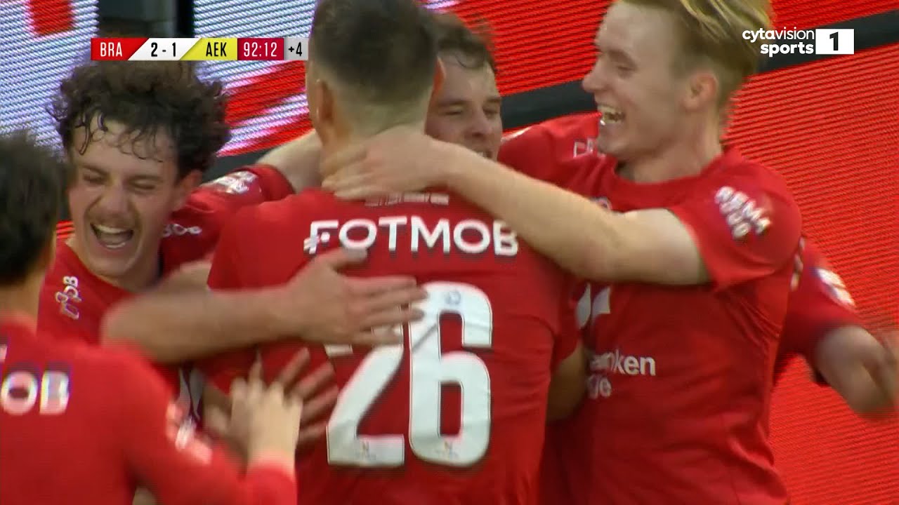 Brann 2-1 AEK Play-offs Europa League 21.08.2025