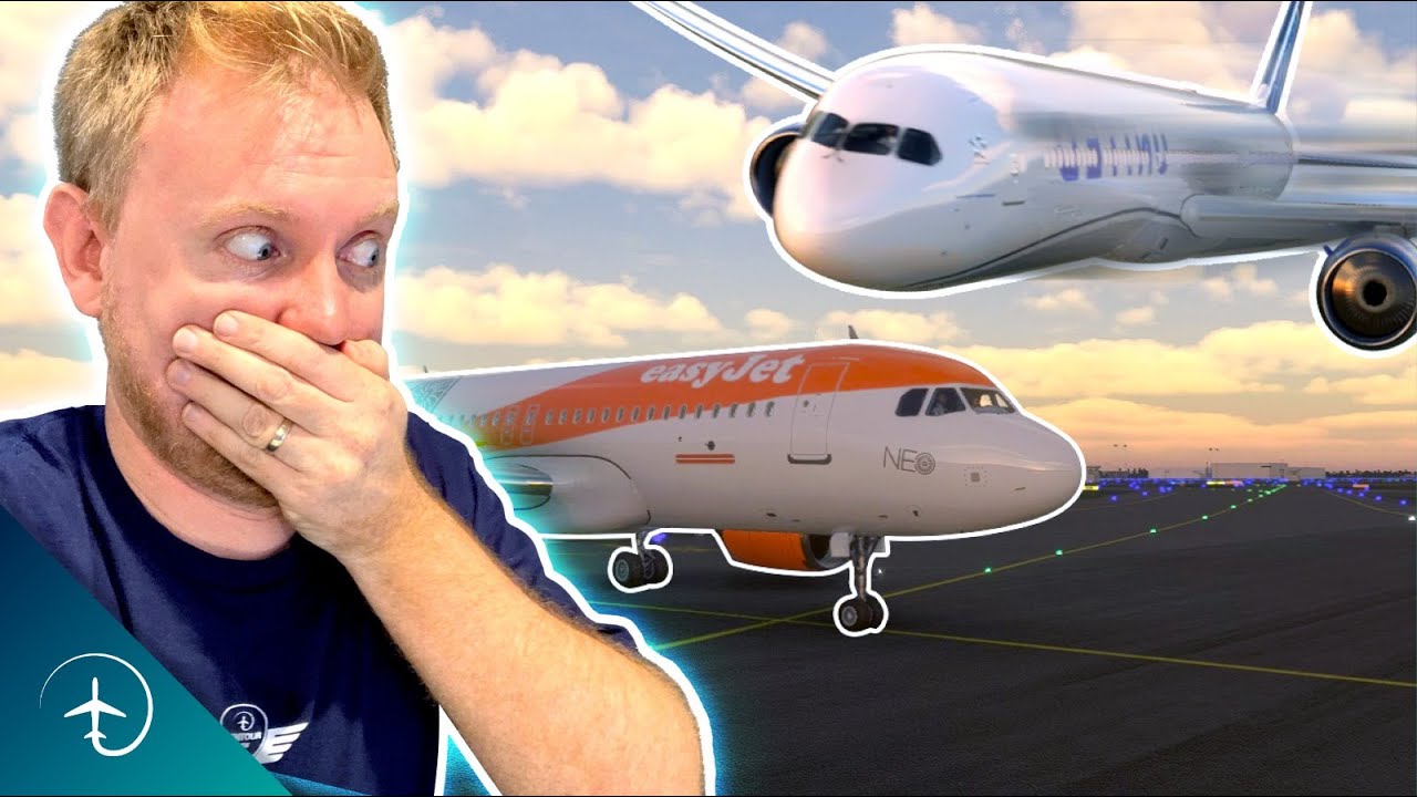 Easyjet A320 приказывает United Boeing 787 уйти на второй круг! | Серьёзный инцидент с самолётом