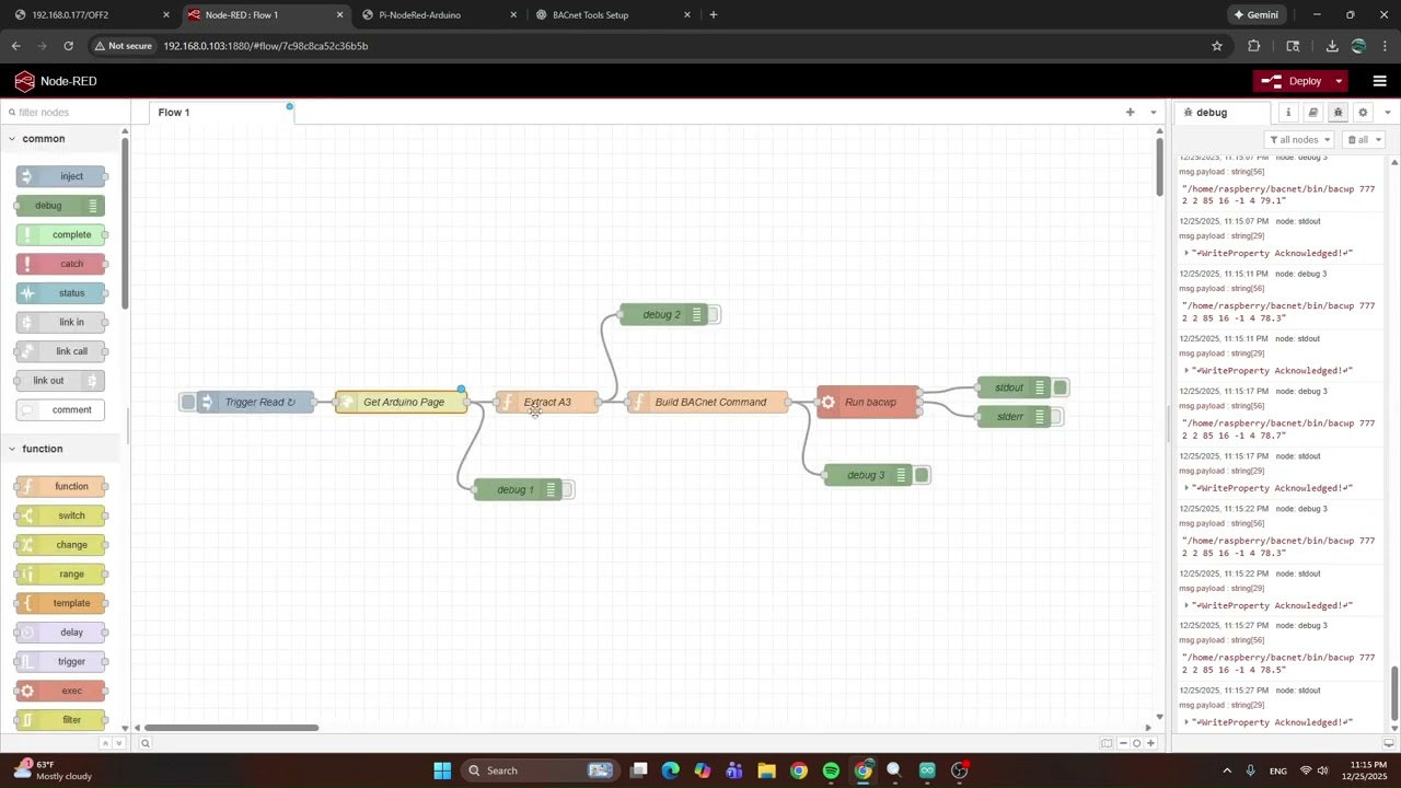 Using Node-RED for BACnet