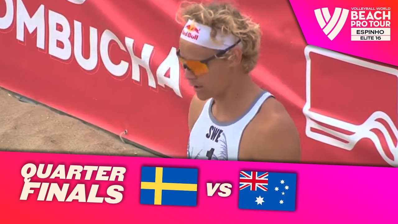 Åhman/Hellvig vs. Hodges/Schubert - Quarter Finals Highlights | Espinho 2024 #BeachProTour
