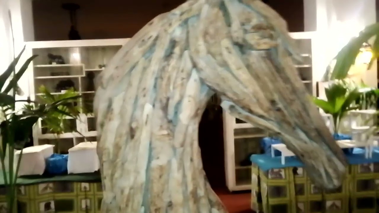 THE RECEPTION AND THE DINNING OF THE REEF HOTEL.