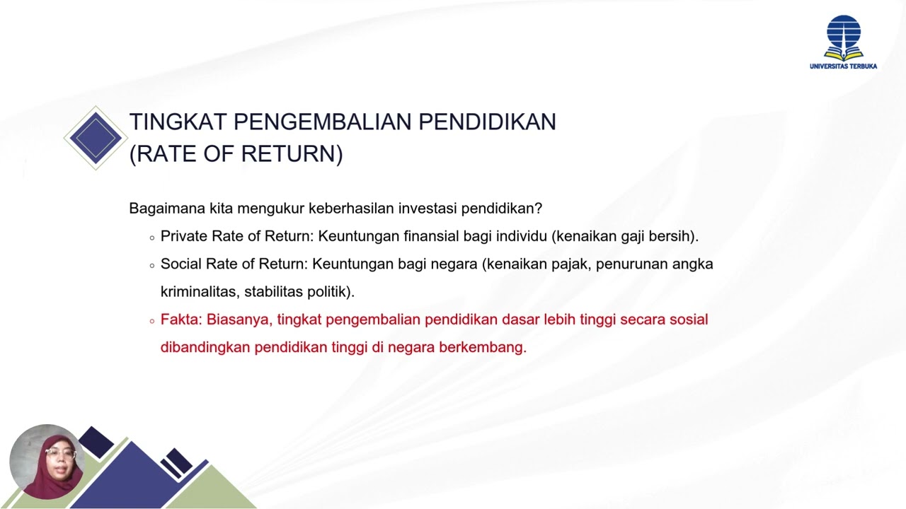 MATERI PENGAYAAN SESI 1 TENTANG DASAR-DASAR EKONOMI PENDIDIKAN