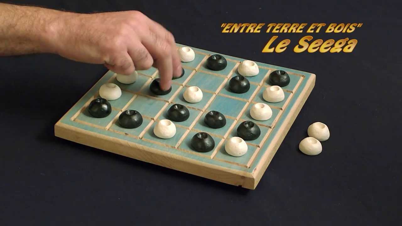 Entre Terre et Bois, jeux de société en bois et terre par Marc Gianferrari : Seega