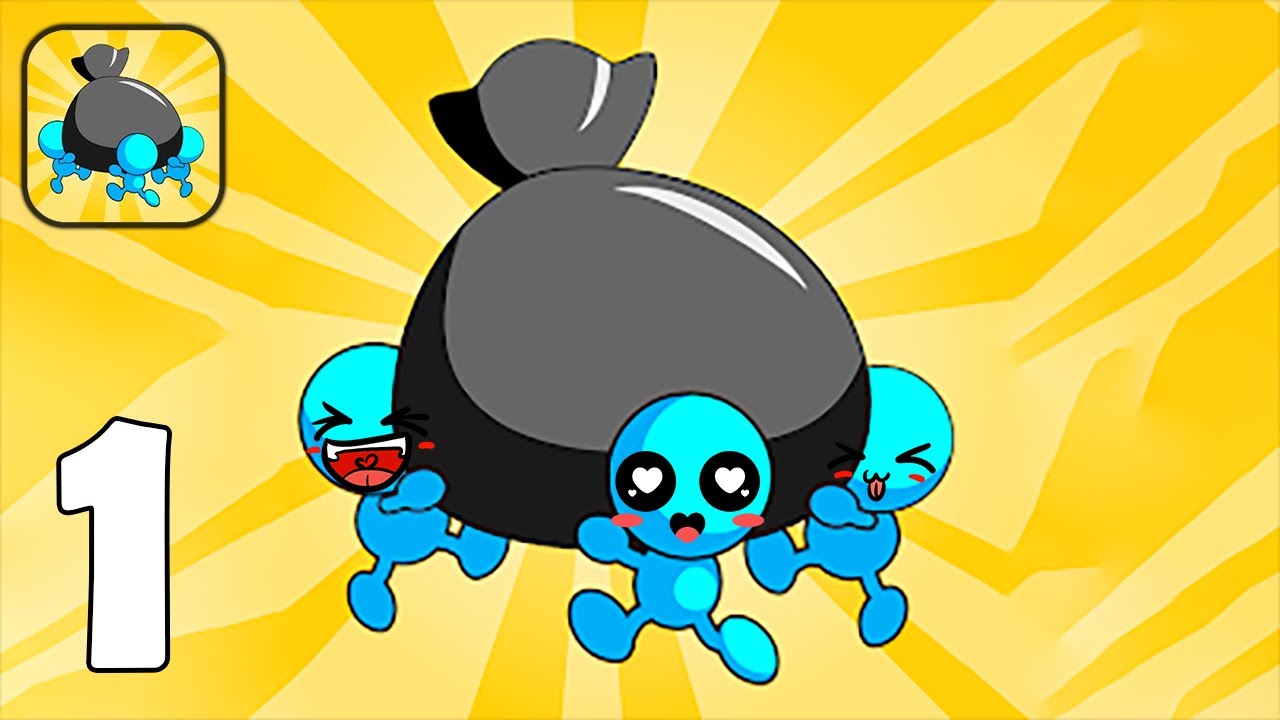 Garbage Collectors - Part 1 Stickman Garbage Collectors Idle - Gameplay Walkthrough(iOS, Android)