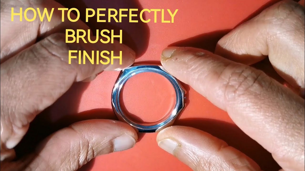 How to Easily Brush Finishing Watch Casing