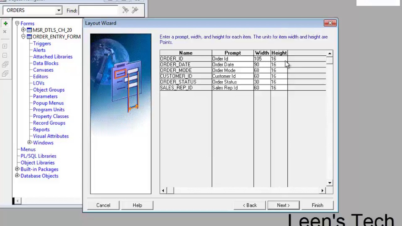 Oracle Forms 10g Tutorial in Bangla: Order Entry Master Detail Form