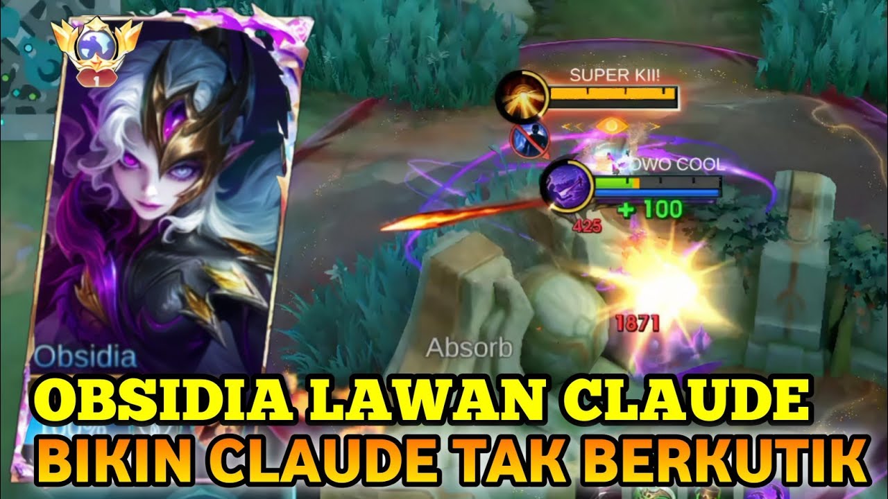 OBSIDIA LAWAN CLAUDE | BIKIN CLAUDE TAK BERKUTIK DI DEPAN OBSIDIA - AUTO KENA MENTAL