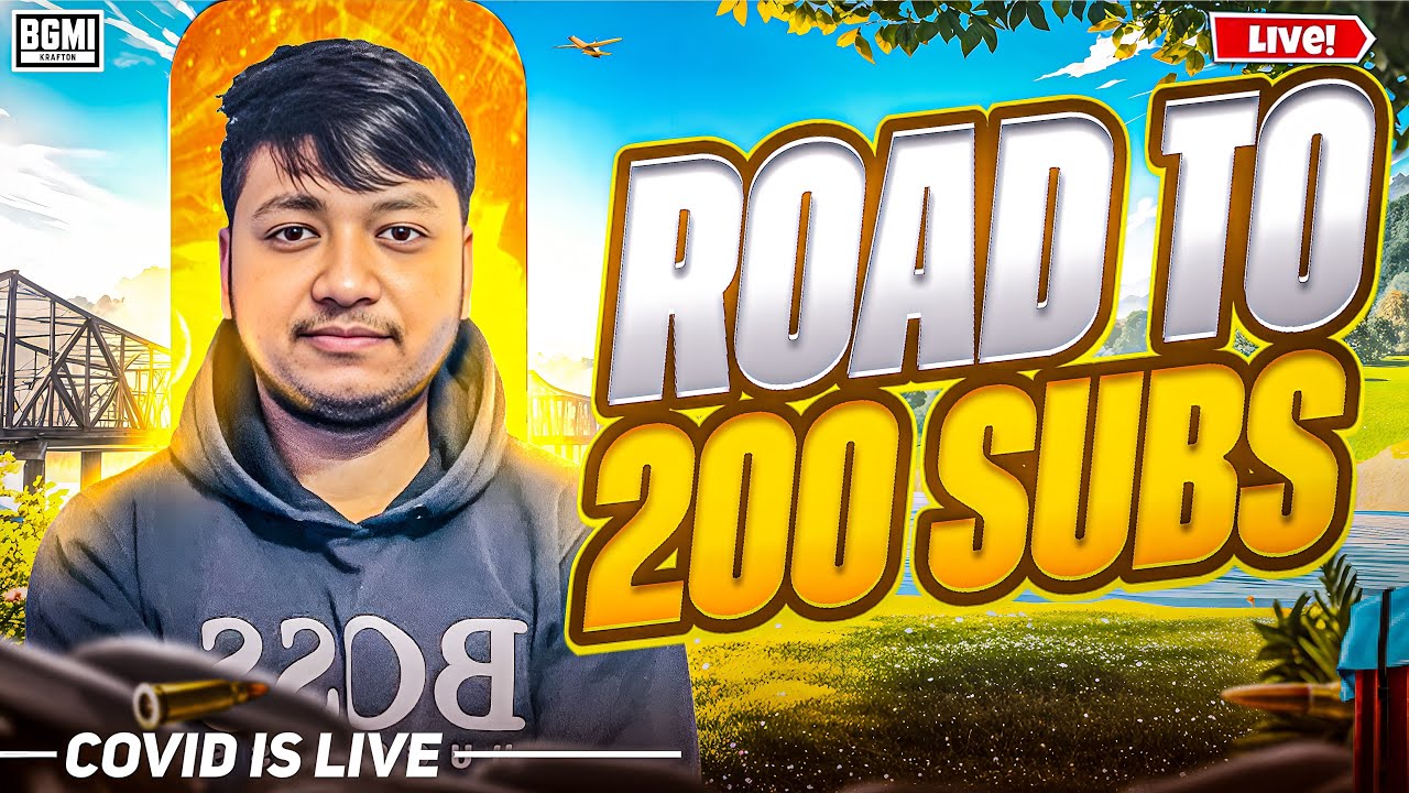 ROAD TO 200 SUBSCRIBER COVID IS LIVE  #shortvideo #bgmi #bgmi #live #livestrem #bgmiislive