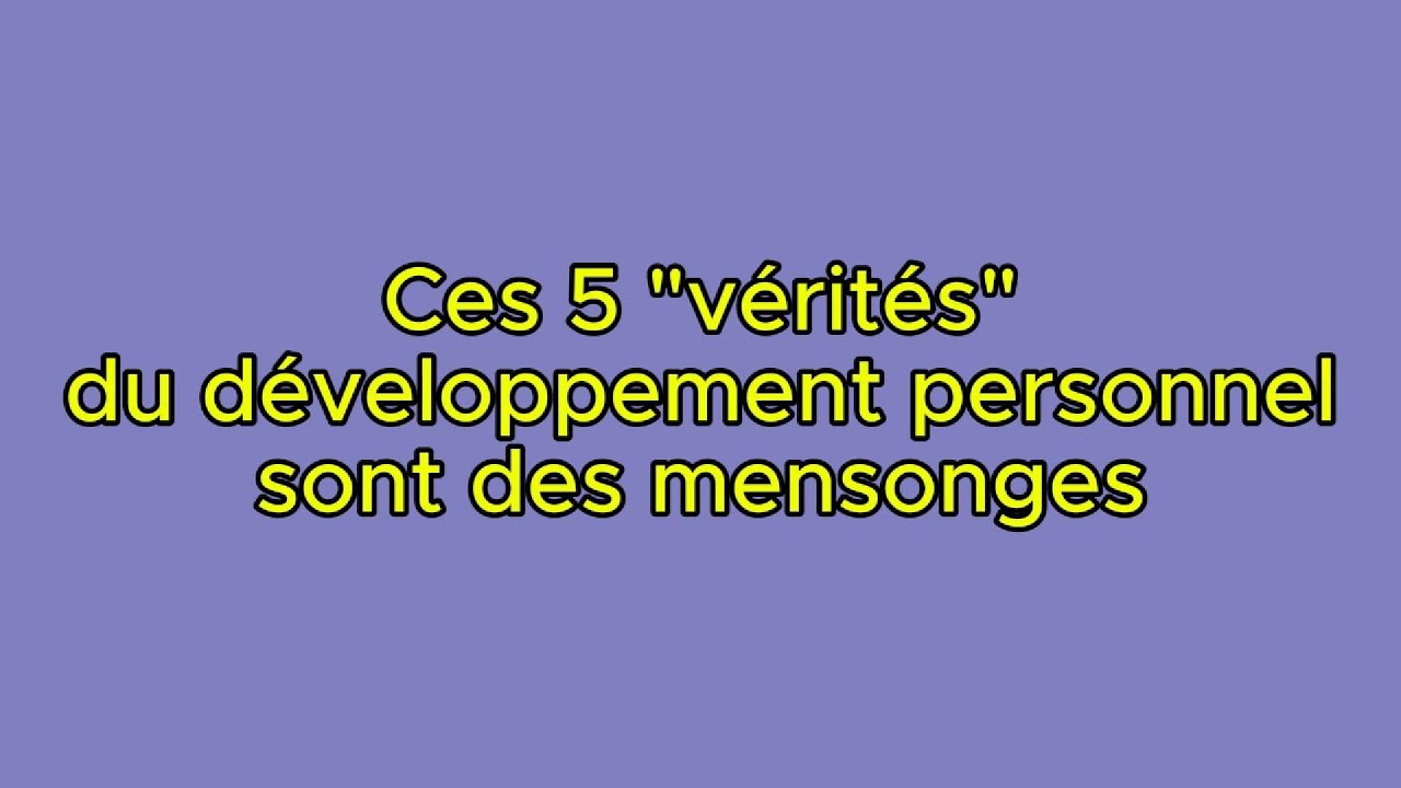 Ces 5 