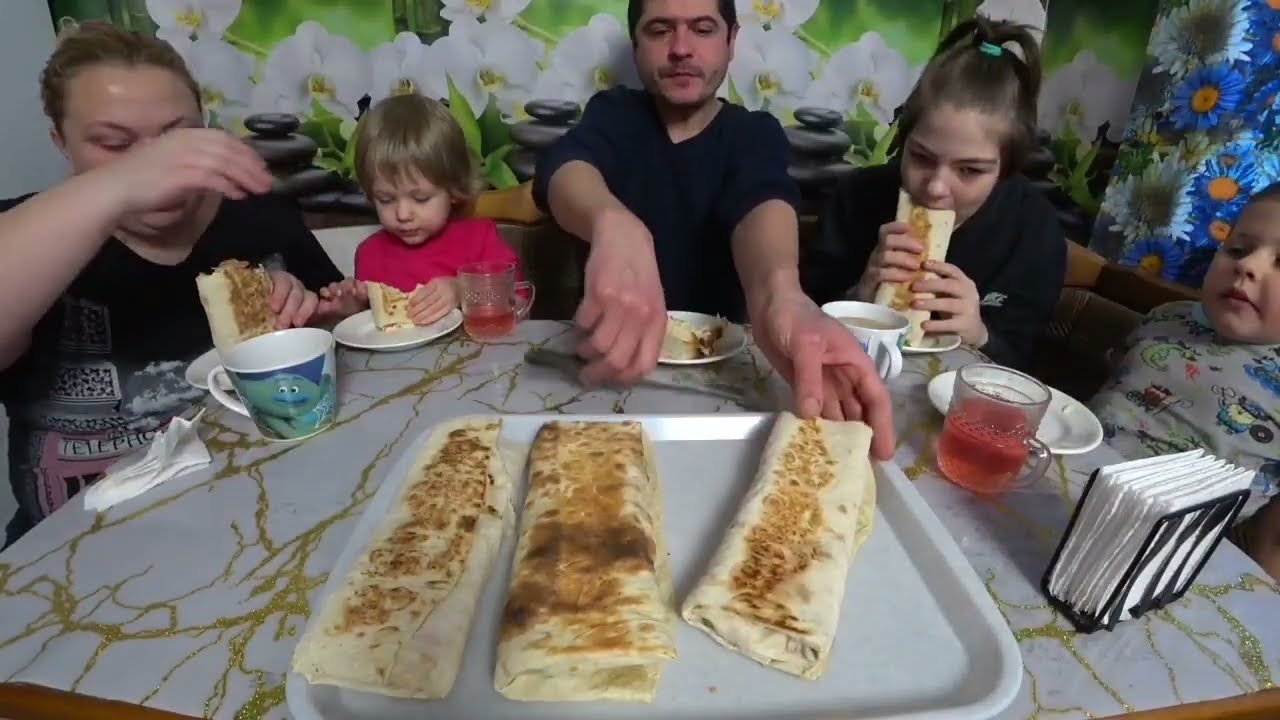 шаурма домашняя🔥/мукбанг/любимый василëк, распаковка/жизнь в селе навеселе