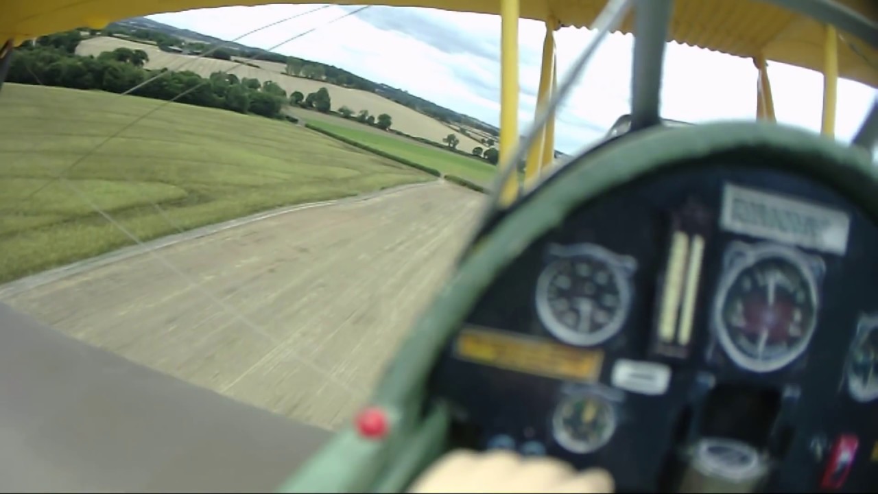 RoboBiggles stalls out of slow loop - Tiger Moth FPV flight