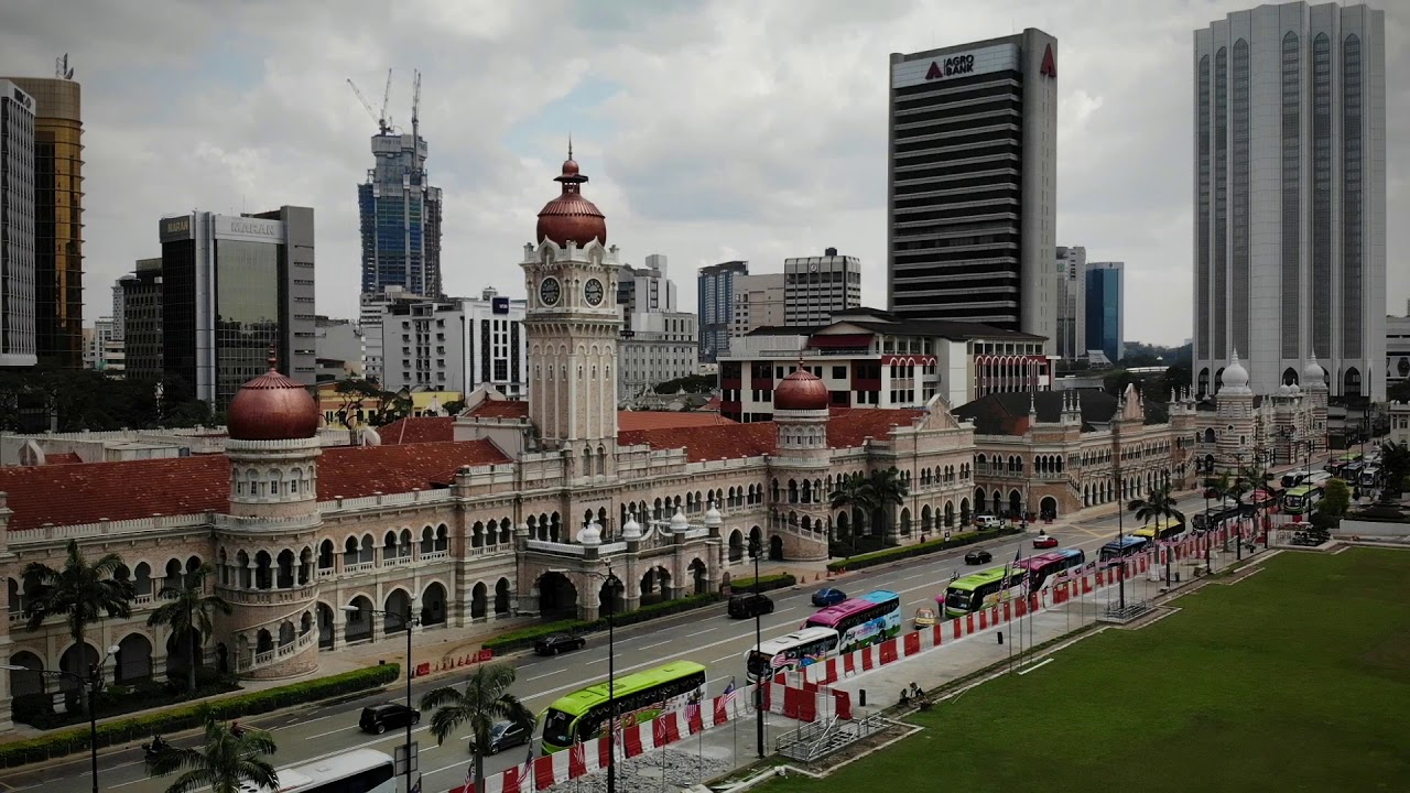 Dataran Merdeka Malaysia - Aerial View (Mavic Air)