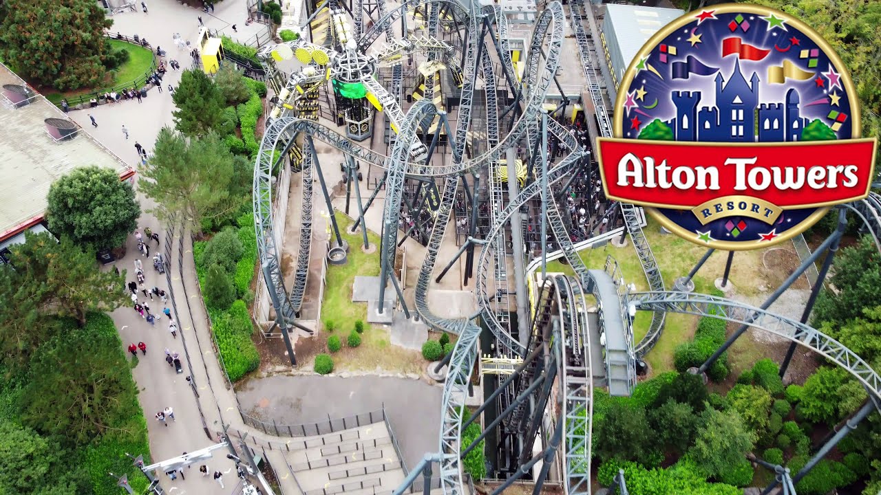 Alton Towers Drone