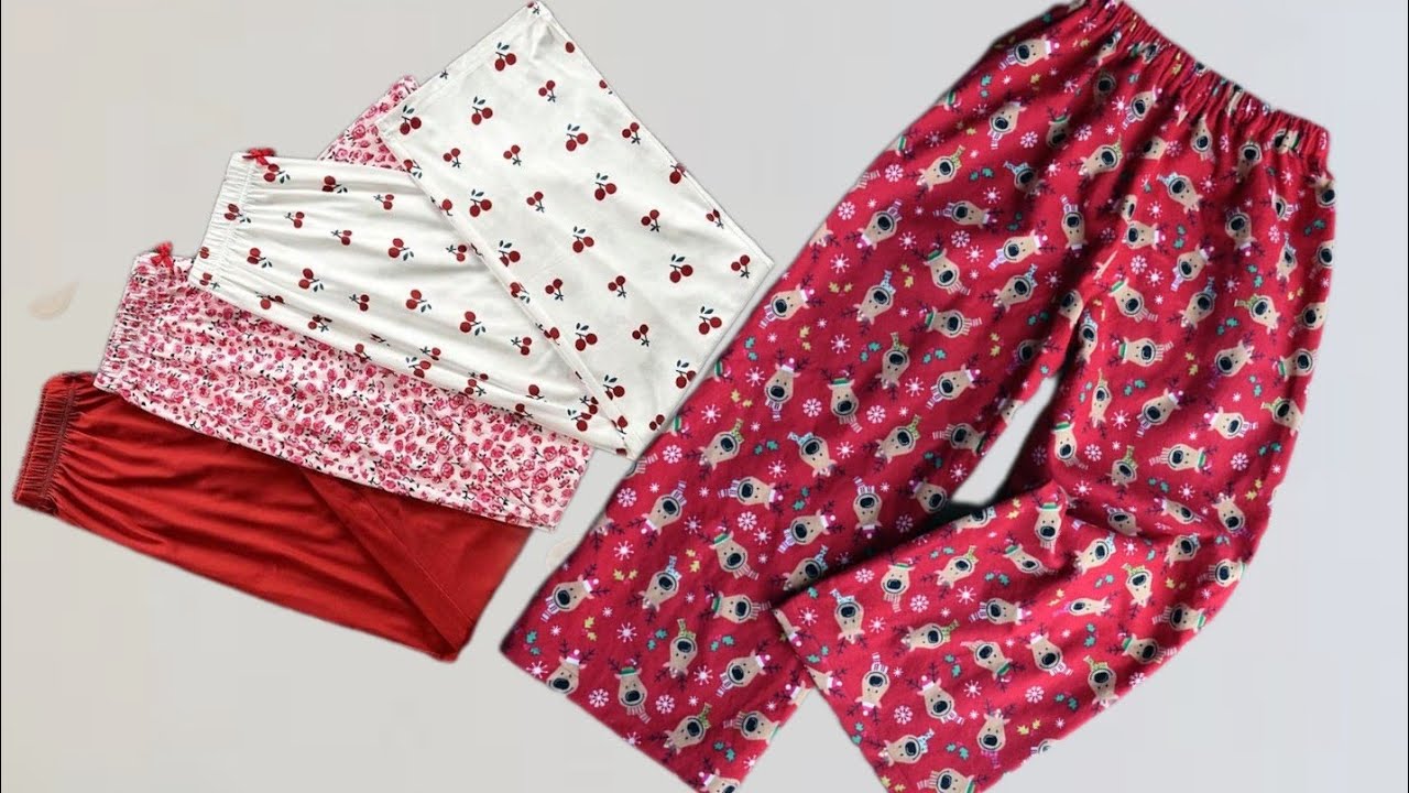 KIZLAR KULLANMAKTAN SIKILDIĞINIZ PİJAMA PANTOLONLARINIZI ALIN GELİN SÜPER KOLAY GERİ DÖNÜŞÜM YAPALIM