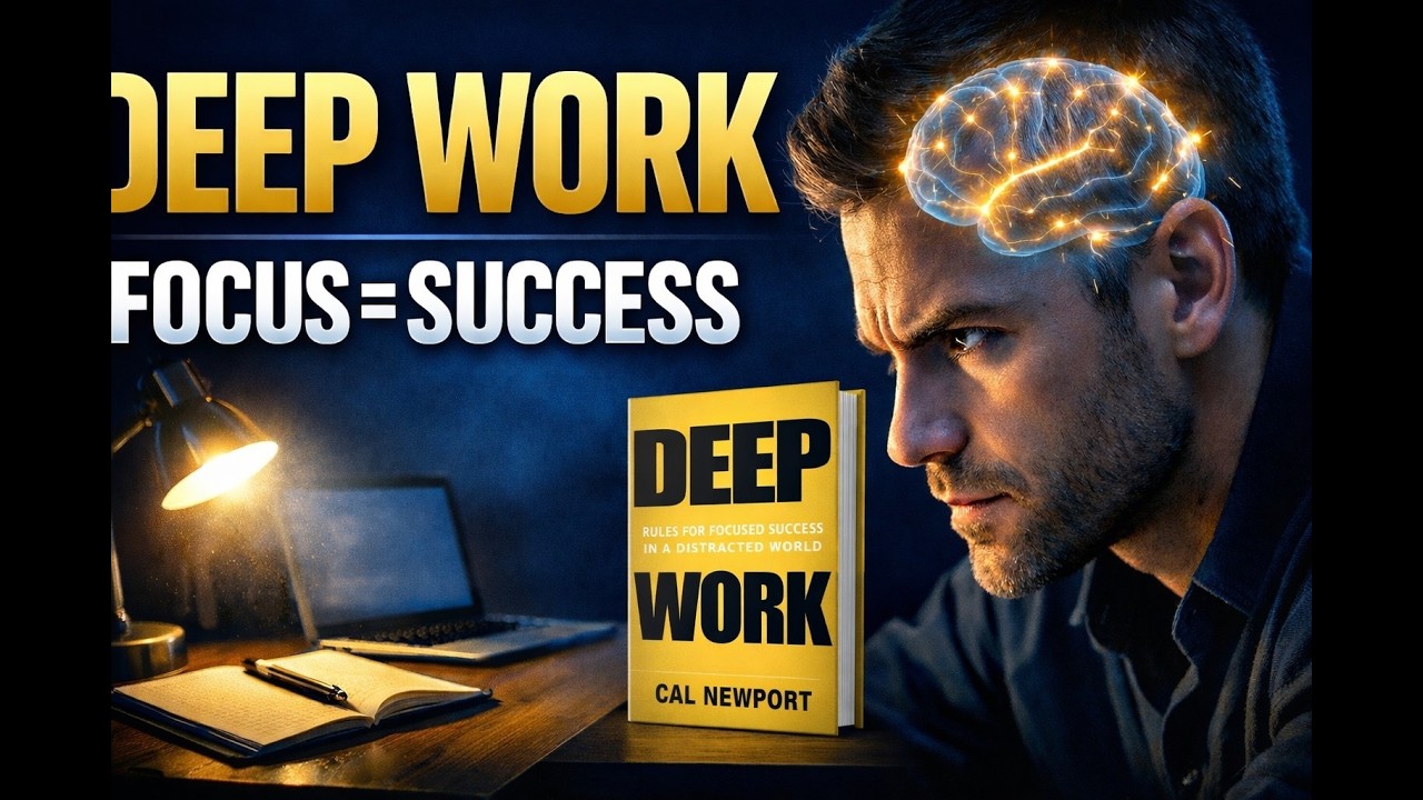 Deep Work &ndash; Book Summary | Increase Focus, Productivity & Success