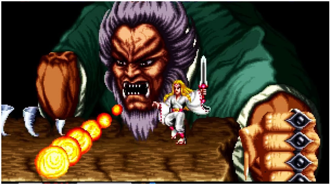 Ninja Combat - All Bosses (Arcade, Neo Geo)