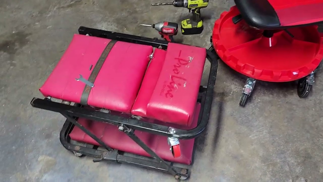 Old Pro-Line creeper/shop stool gets new casters