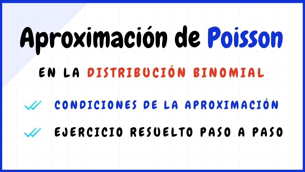 Aproximación de Poisson en la distribución binomial