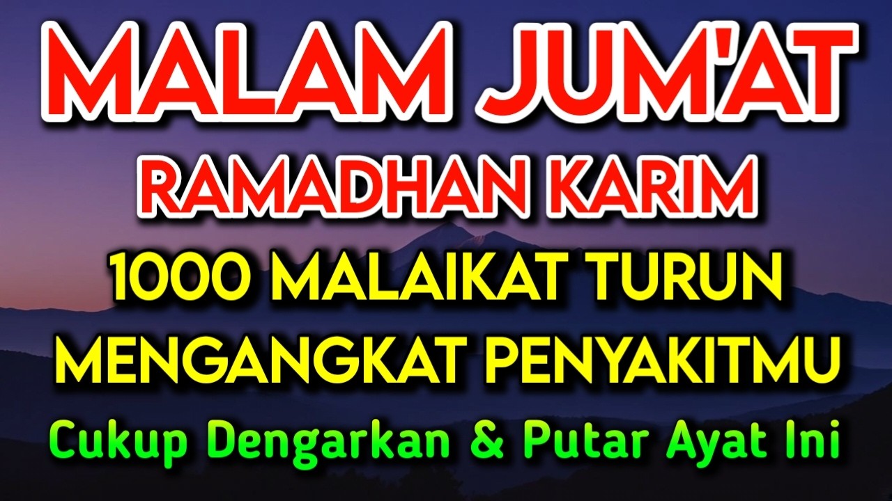 RAMADHAN KARIM DOA PENY3MBUH SEGALA PENY4KIT🤲 INSYAALLAH S4KIT DITUBUHMU S3MBUH DOA SYIFA RUQYAH