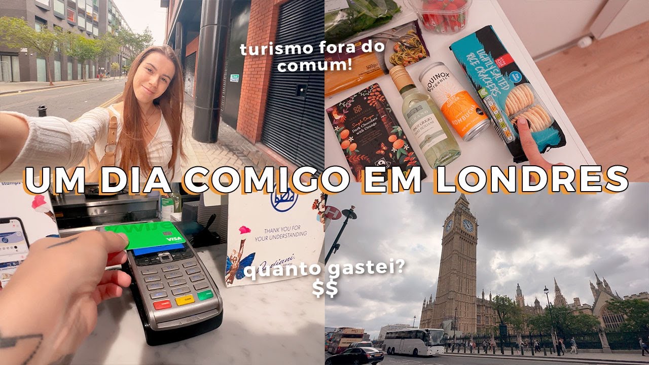 gastos de um dia como turista em Londres