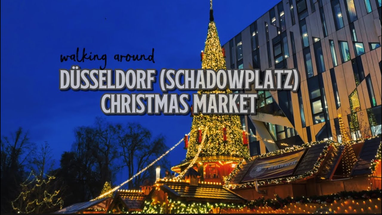 Walking around Düsseldorf Christmas Market