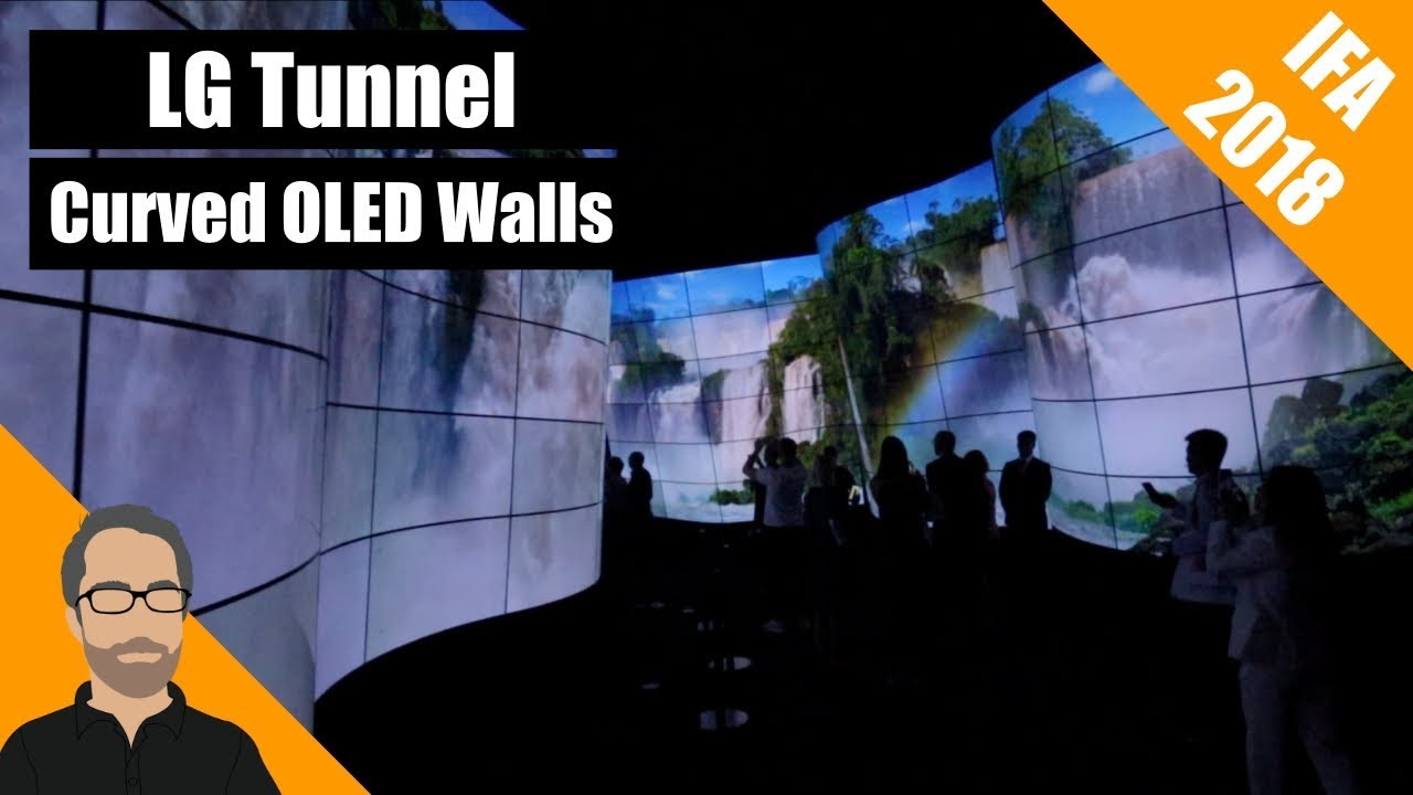 LG OLED Tunnel: Incredibly Immersive Experience [IFA 2018]