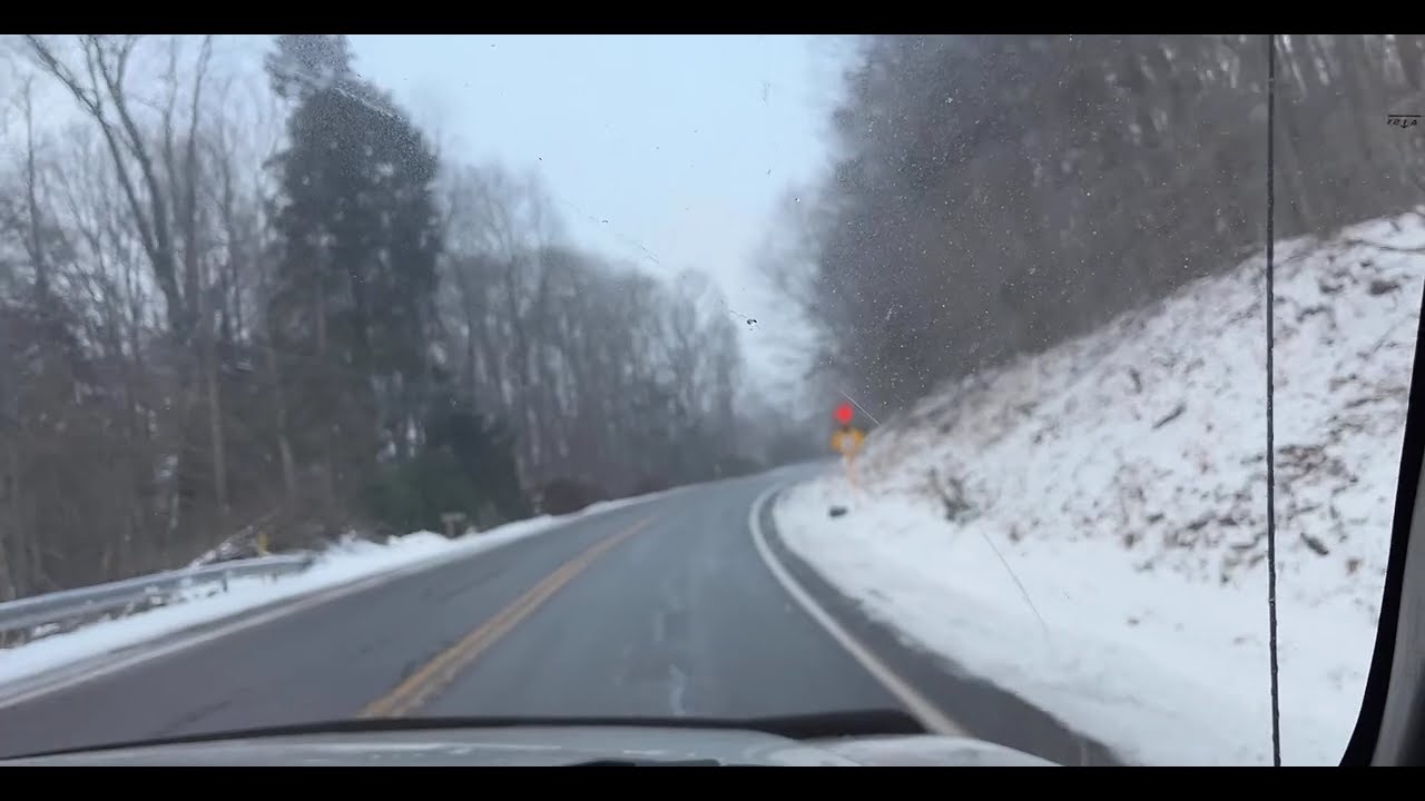 Scenic Winter Drive Through the Poconos | Newfoundland to Paupack PA JANUARY 2026