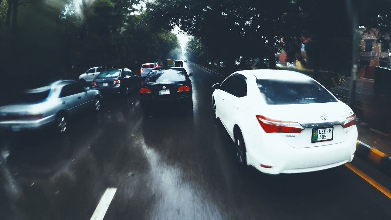Lahore Canal Road in Rain | Gopro Hero 5 Black | January 5th, 20222