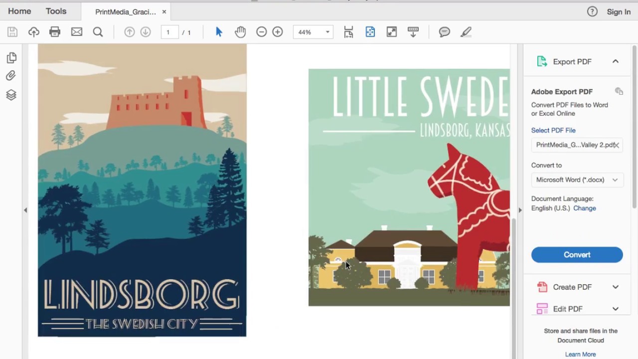 Lindsborg Travel Posters - Emagine Project