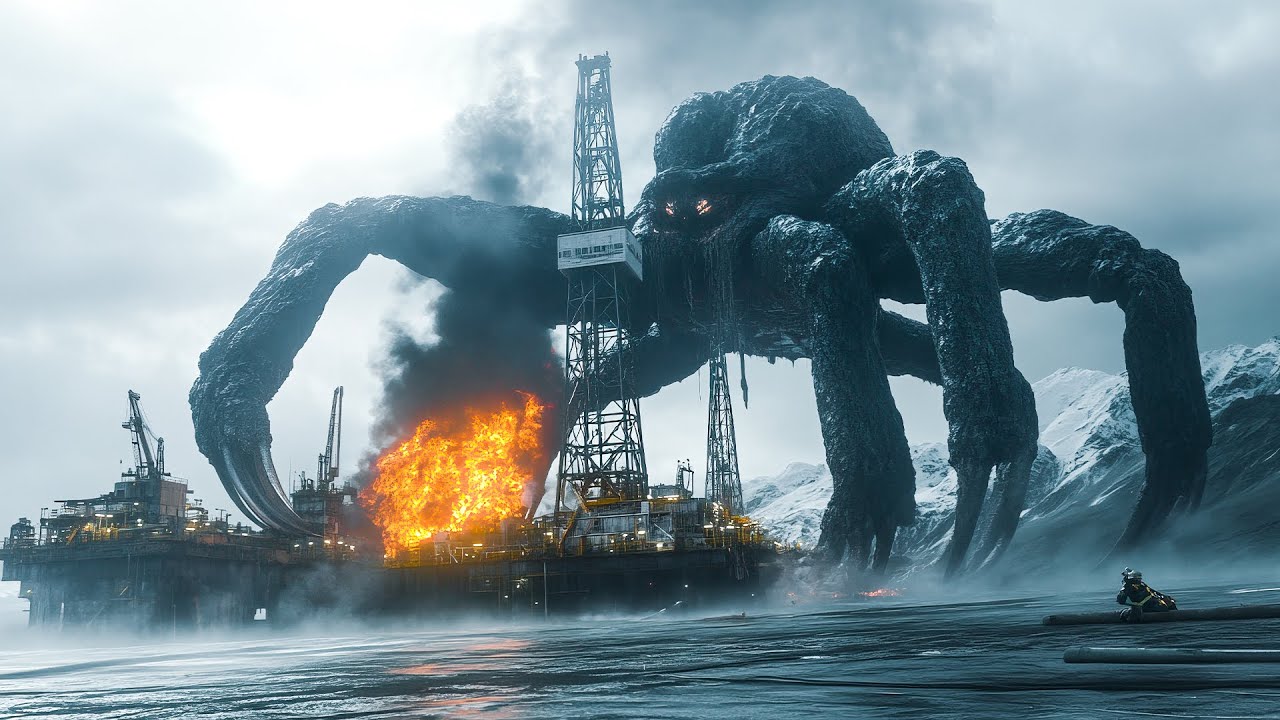 Oil Workers Try to Kill God Like Creature, Unaware it Will End Humanity as Well