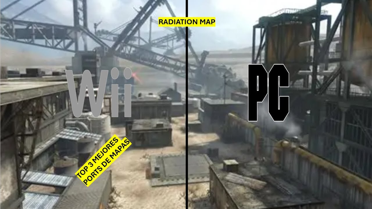 Diferencias y curiosidades de Call of Duty Black Ops Wii vs PC Pt 5 || Mapa RADIATION(TOP 3 MEJORES)