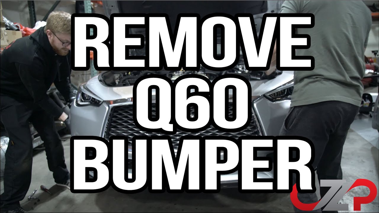 How To Remove Your Infiniti Q60's Front Bumper Properly
