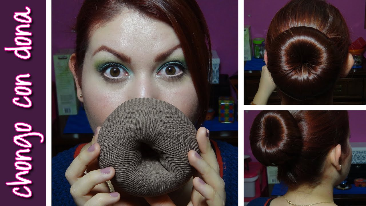 *TUTORIAL: ¿Cómo hacerse el chongo con dona?*