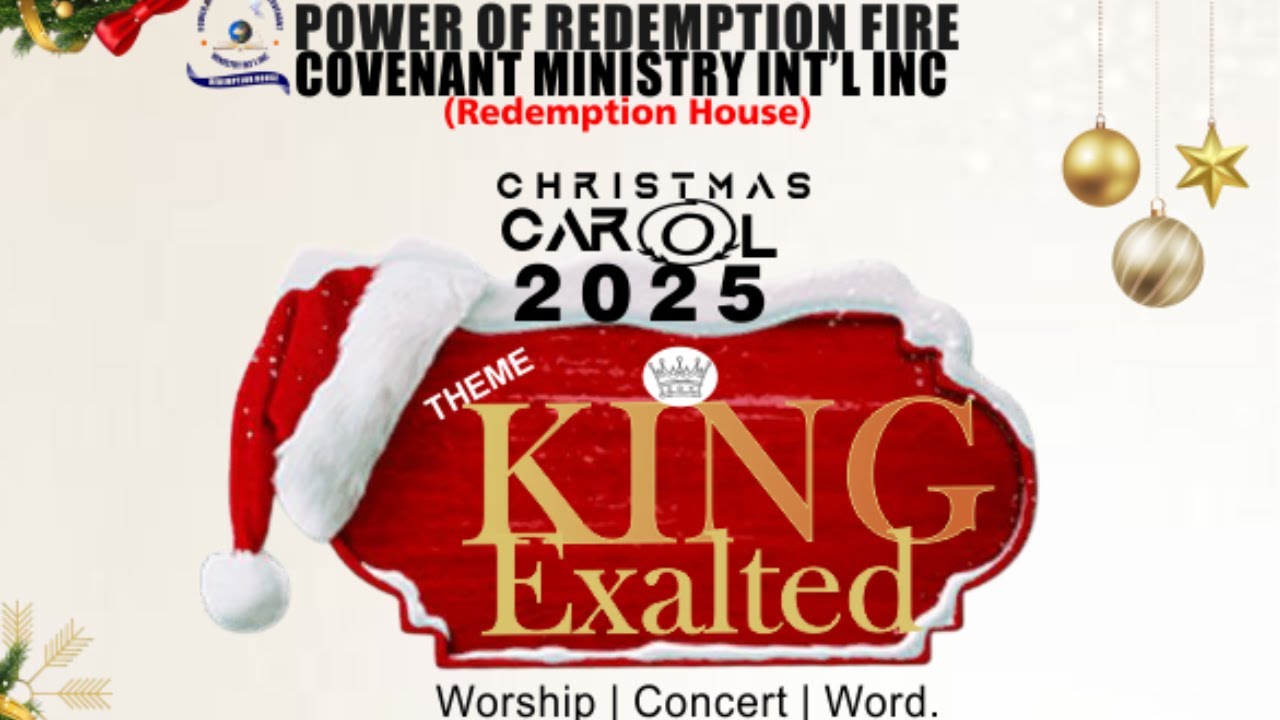 King Exalted  | Christmas Carol 2025 | Friday 19th, December 2025
