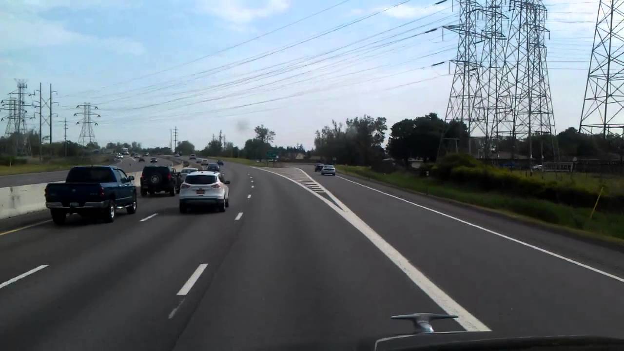 Rolling into Buffalo, New York on Interstate 90 East