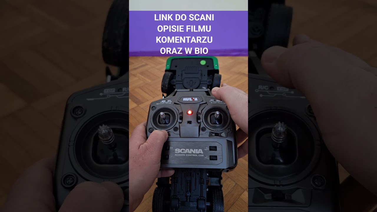 JAK WYPROSTOWAĆ KIERUNEK JAZDY W Huina 1501 PRO Scsnia 770 V8 - Trymer skrętu.