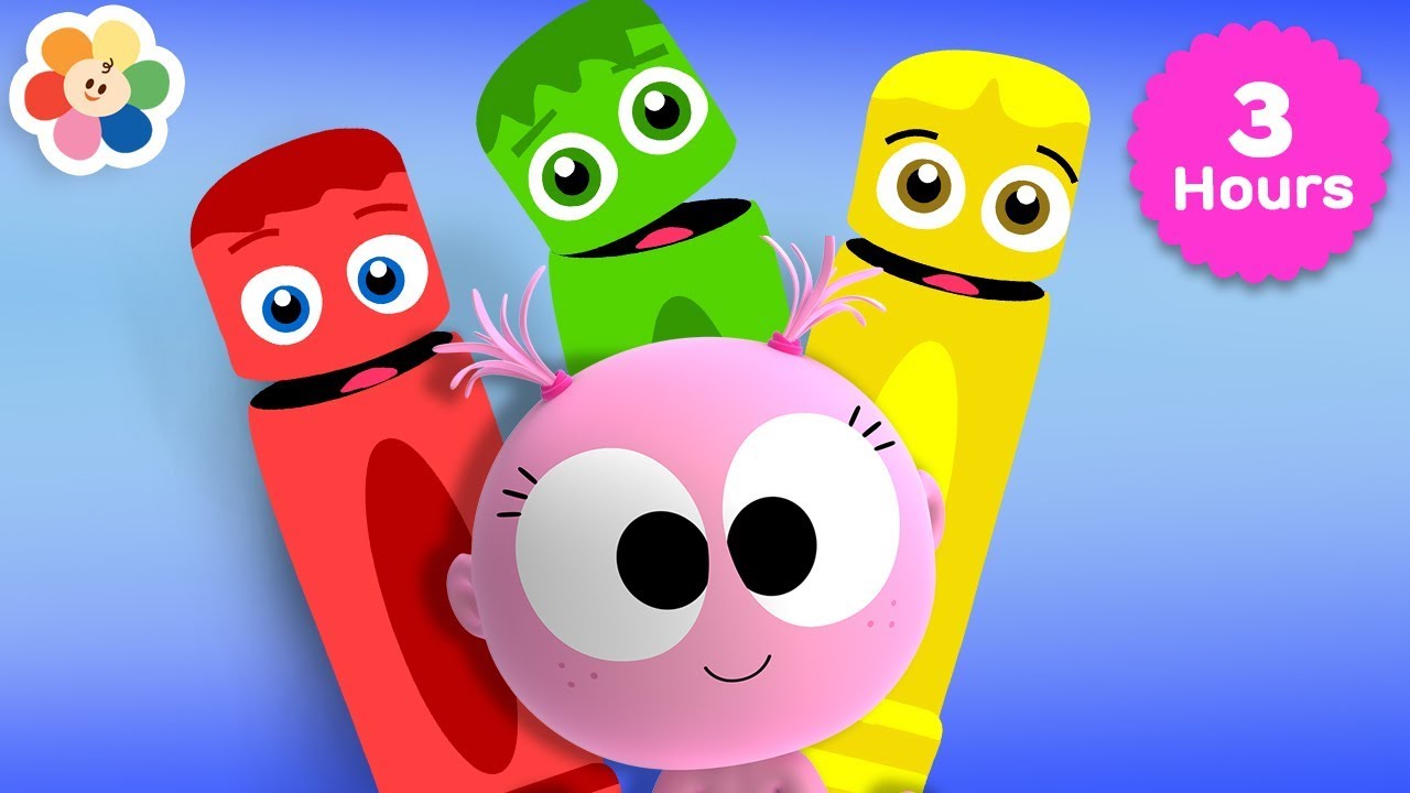 Learn Colors & Music for Babies | 3 Hours Compilation of Color Crew + GooGoo Gaga | BabyFirst TV