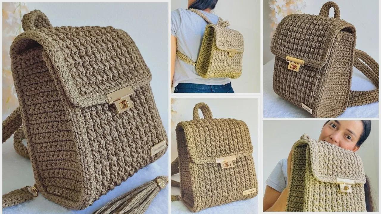 Easy Crochet Backpack Tutorial &ndash; Stylish, Versatile, and Handmade Step by Step