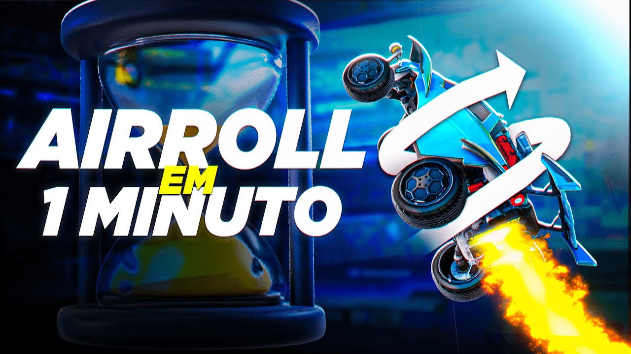 APRENDA a CONTROLAR e DIRECIONAR SEU AIR ROLL EM 1:20 MINUTOS - Rocket League Tutorial