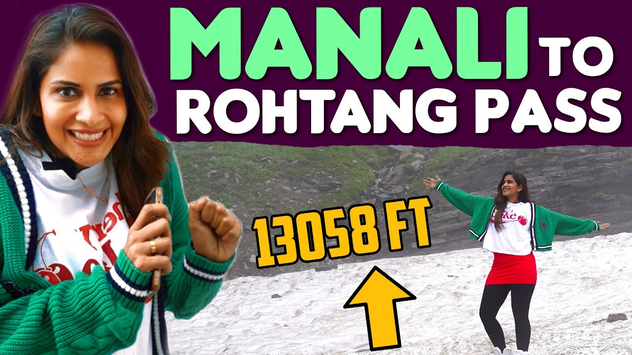 13000 அடி உயரத்திலிருந்து 😶‍🌫️ | MaNali to Rohtang Pass | Samyuktha Shan