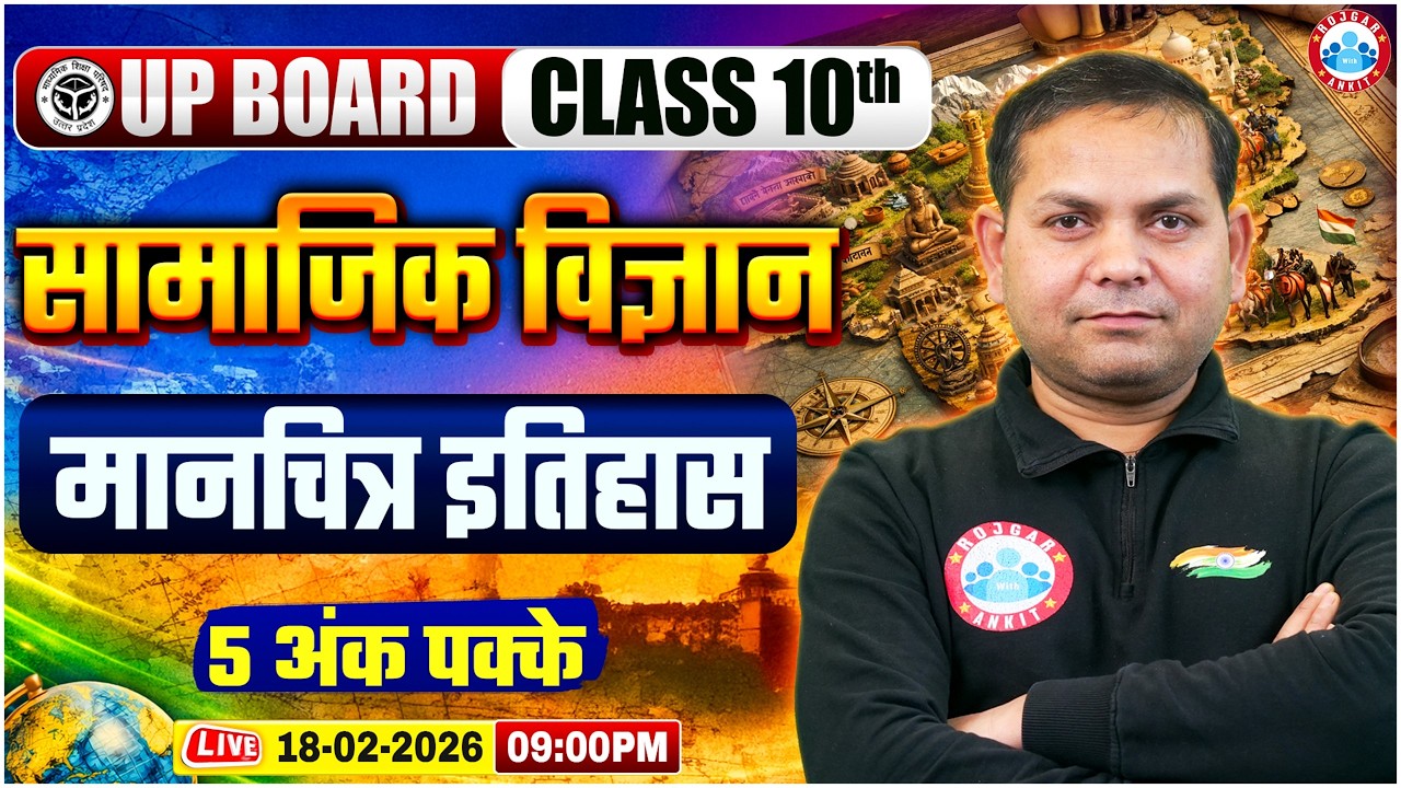 UP Board Class 10 Social Science | मानचित्र इतिहास से 5 अंक पक्के | सामाजिक विज्ञान Map Revision