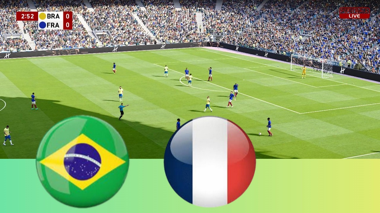 Br&eacute;sil vs France &ndash; Match Amical | PES 2021 Simulation Football