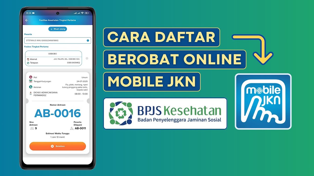 Cara daftar berobat online lewat Mobile JKN terbaru 2025