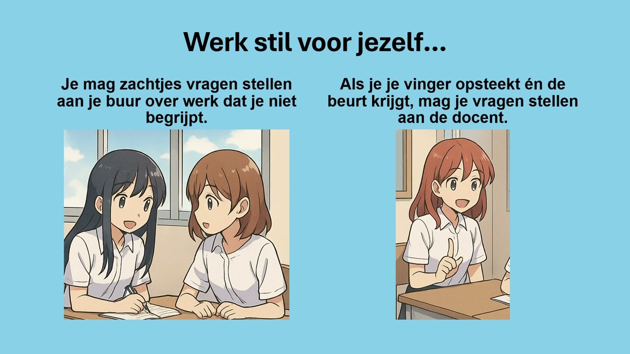 zelfstandig werktijd - 15 minuten - timer A