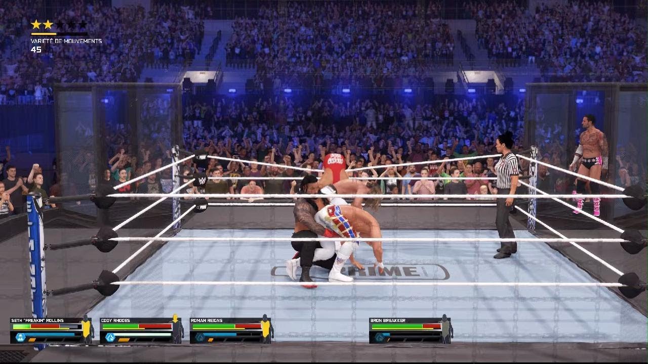 WWE 2K25 - ÉLIMINATION CHAMBER POUR LE TITRE